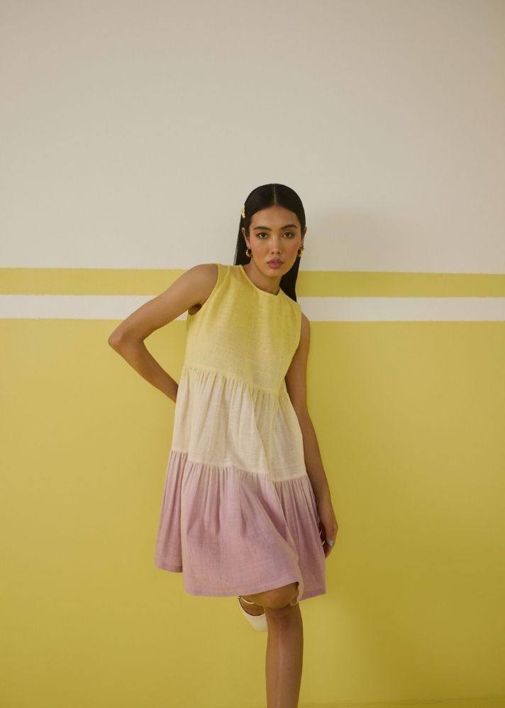 kala mini dress Buy Multicolor Handwoven Cotton Dress - The Sunshine Island Kala Cotton Mini  Dress by Sui// Only Ethikal