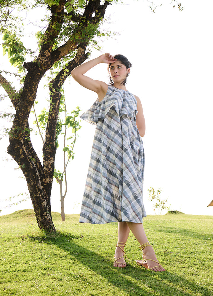 madras cotton dress Madras dress Kilchu
