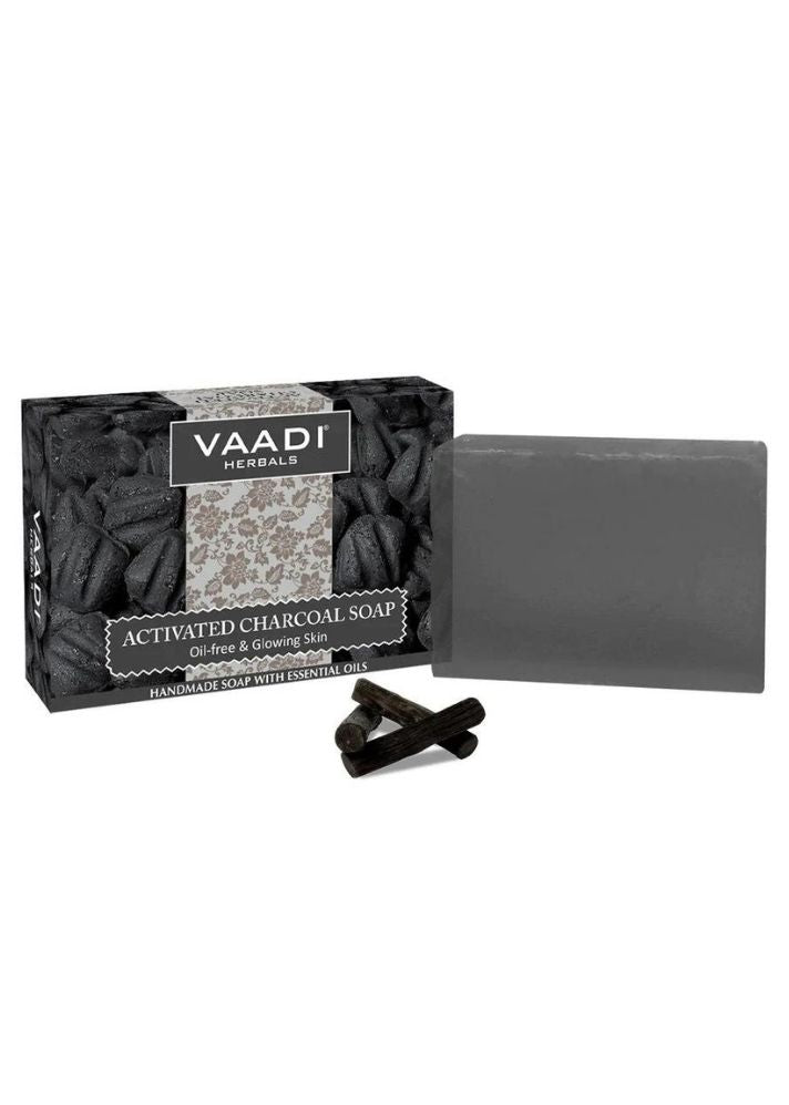 Product image of Vaadi Organics Activated Charcoal Soap - Detoxifies Skin, curated by Only Ethikal
