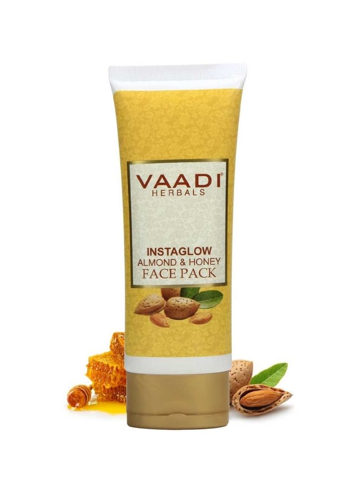 Product image of Vaadi Organics Organic InstaGlow Face Pack with Almond & Honey, curated by Only Ethikal