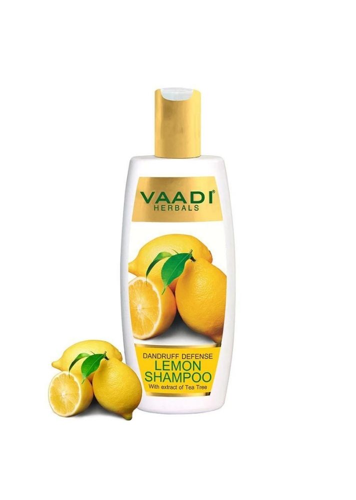 Product image of Vaadi Organics Dandruff Defense Organic Lemon Shampoo with Tea Tree Extract , curated by Only Ethikal