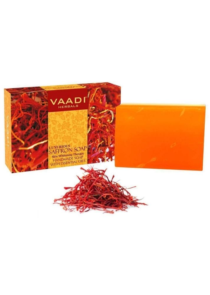 Product image of Vaadi Organics Luxurious Organic Saffron Soap - Skin Restoration Therapy, curated by Only Ethikal
