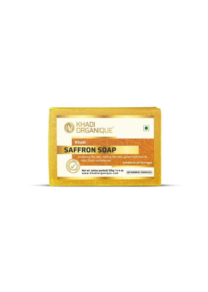 Saffron Soap - Khadi Organique