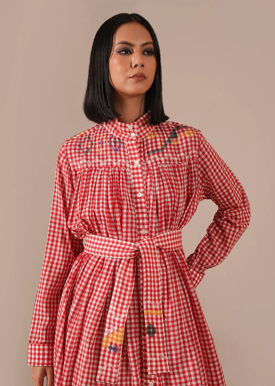 Cherry Blossom Cotton Dress