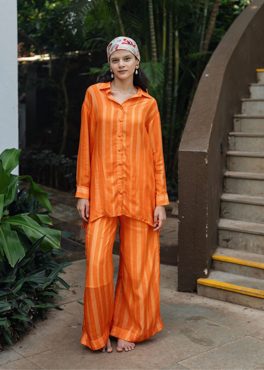 Orange Maira Co-ord Set- RA/SS/28