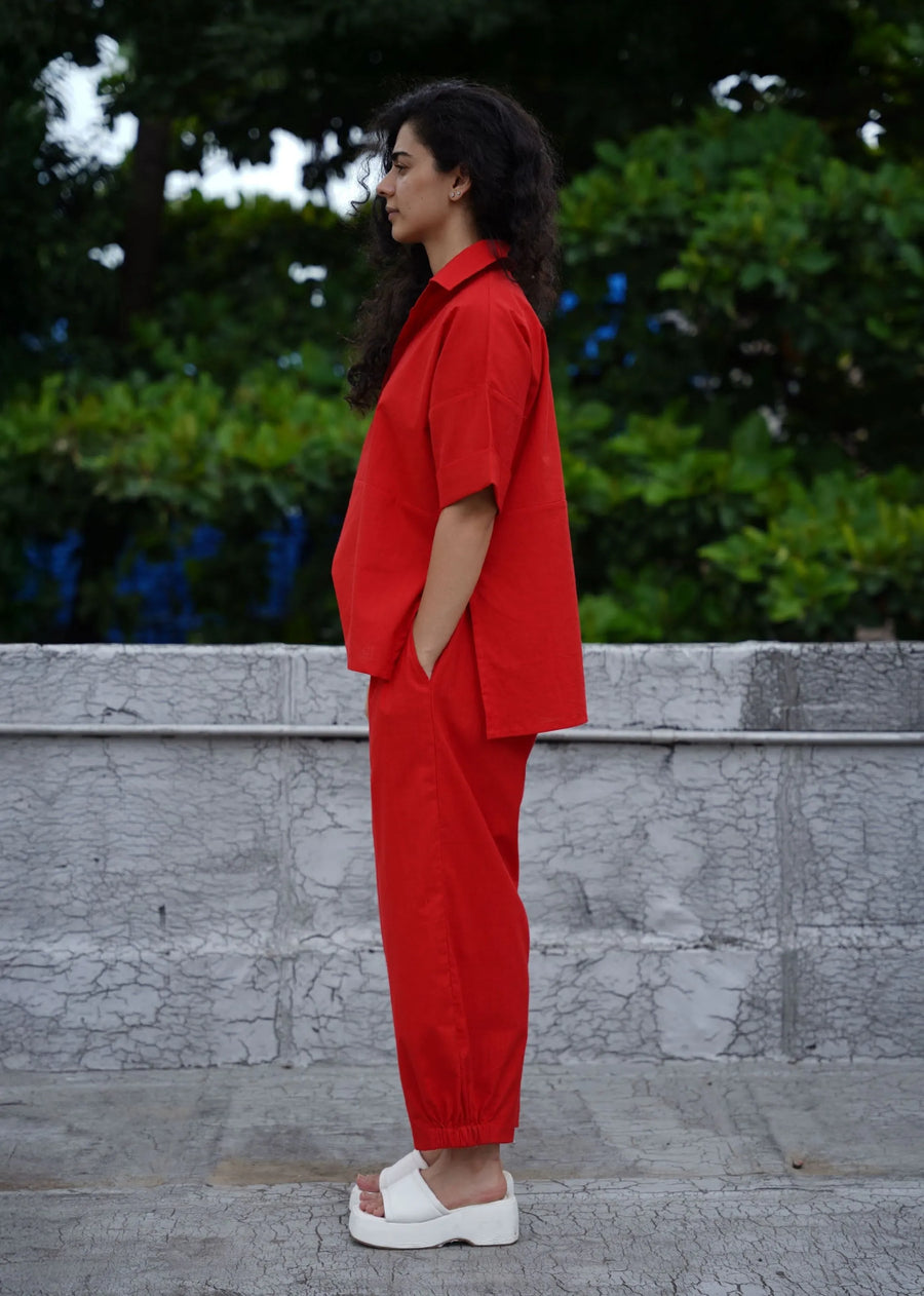 Capsule Edit Ekin Shirt & Hera Cotton Co-Ord Set (2 PCS)