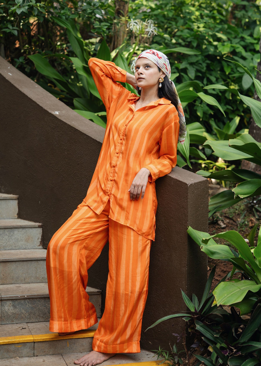 Orange Maira Co-ord Set- RA/SS/28