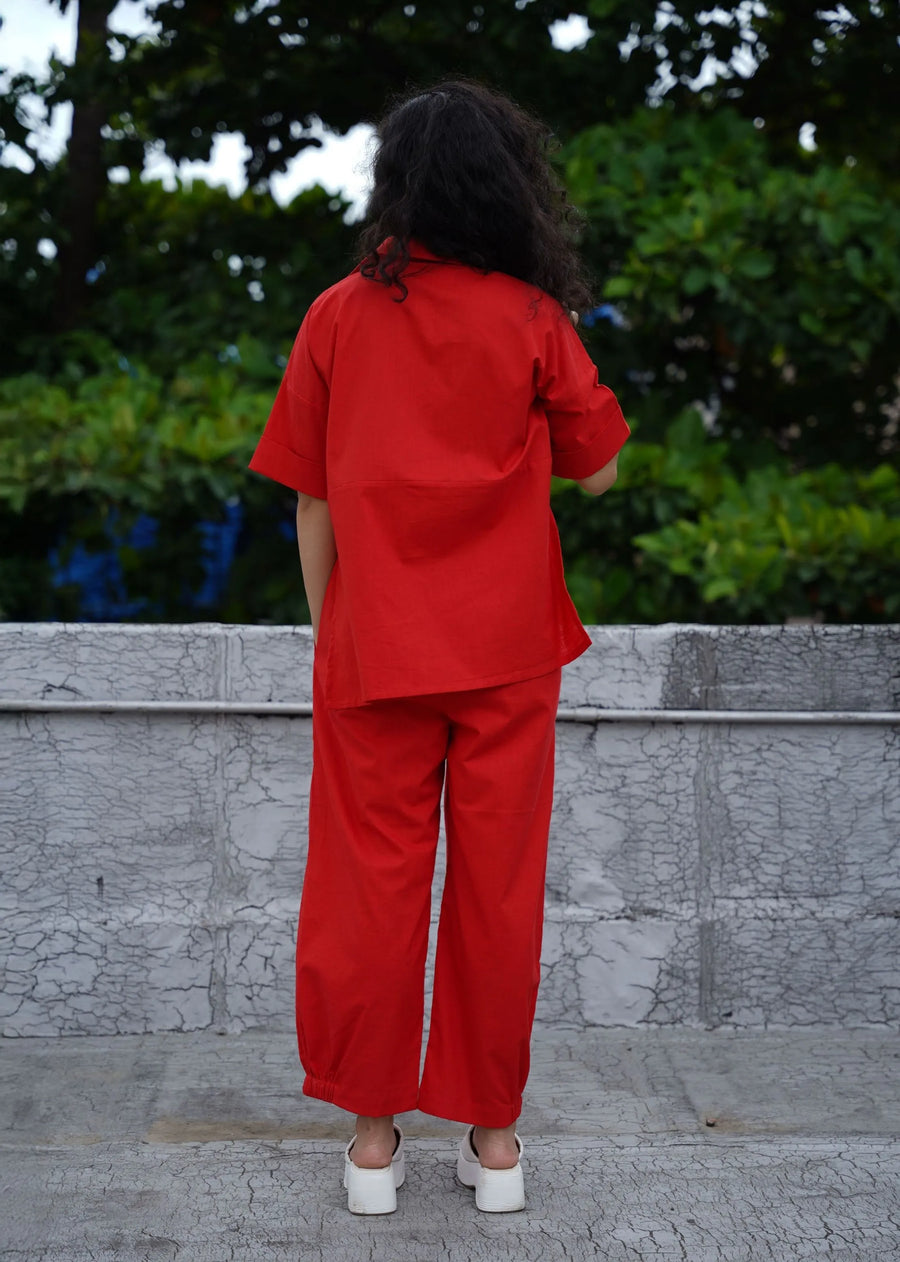 Capsule Edit Ekin Shirt & Hera Cotton Co-Ord Set (2 PCS)