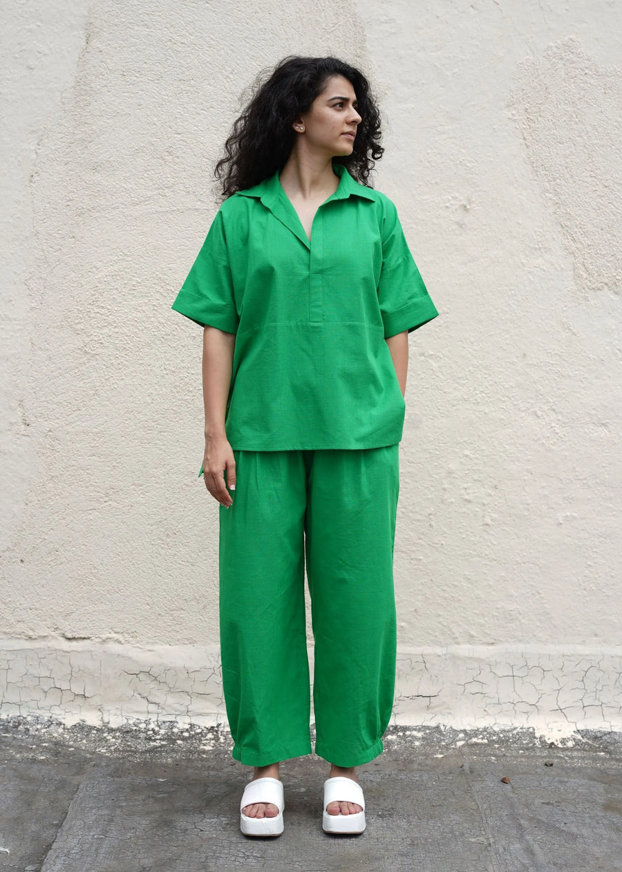 Capsule Edit Ekin Shirt & Hera Cotton Co-Ord Set (2 PCS)