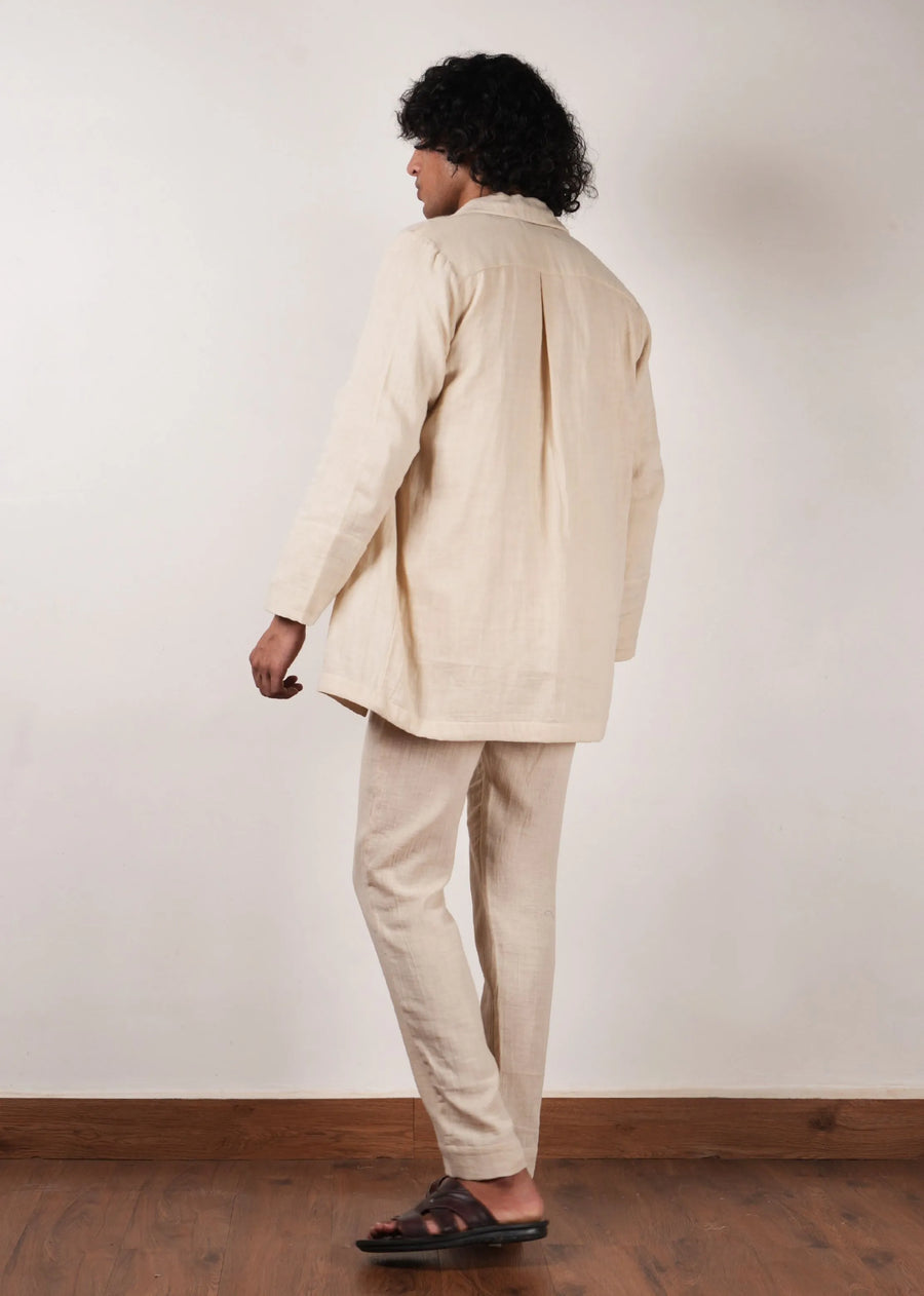 Men'S Cream Crush T-Shirt, Pants  & Jacket Set (3 Pcs)