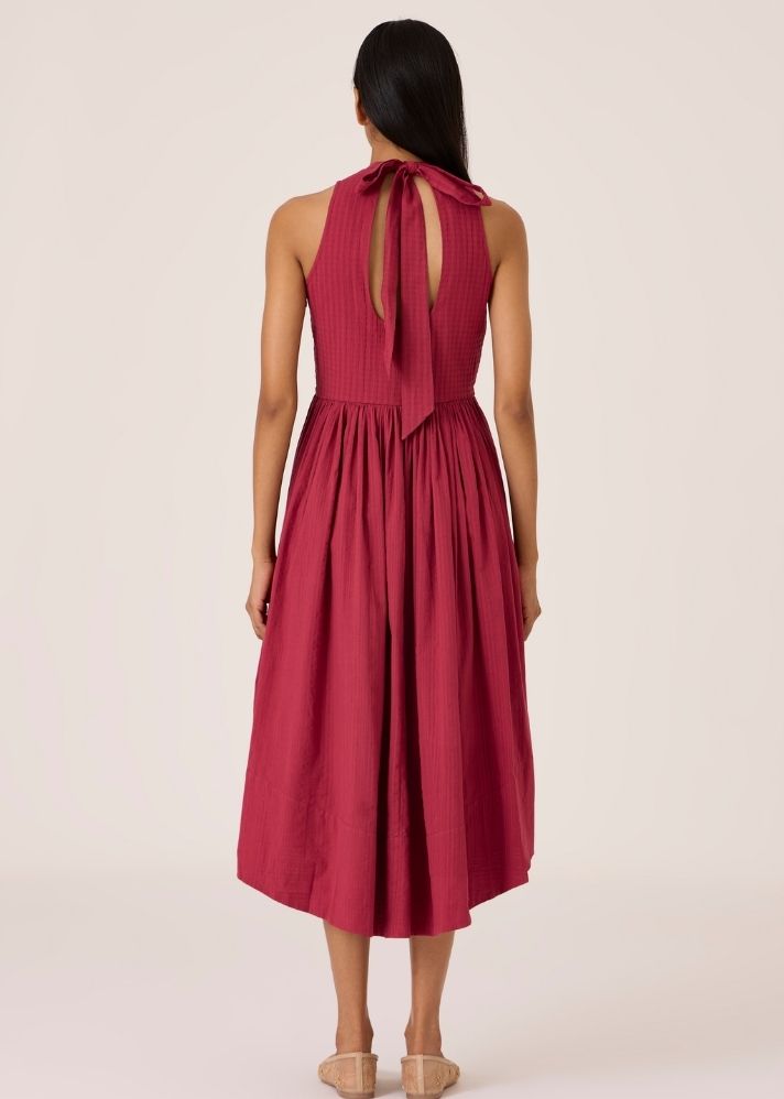 Tehia Berry Cotton Midi Dress