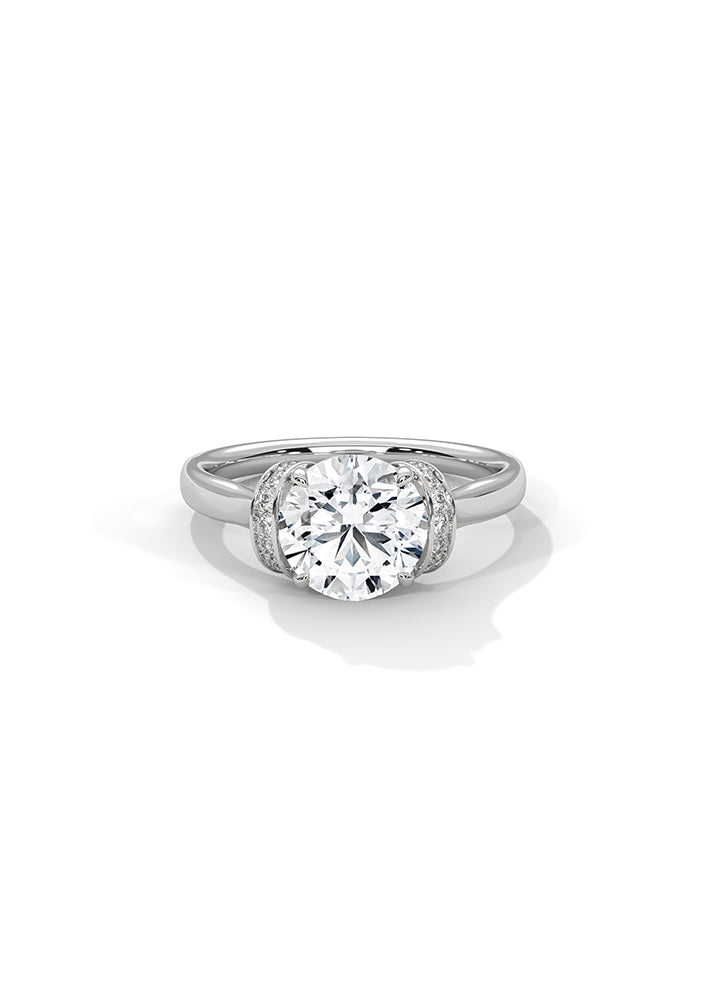 Solitaire Ring With 22 Diamonds-Cat0110