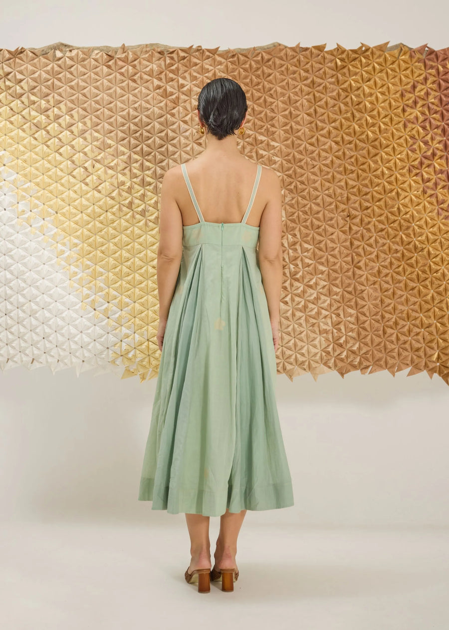 Sage Green Clover Dress