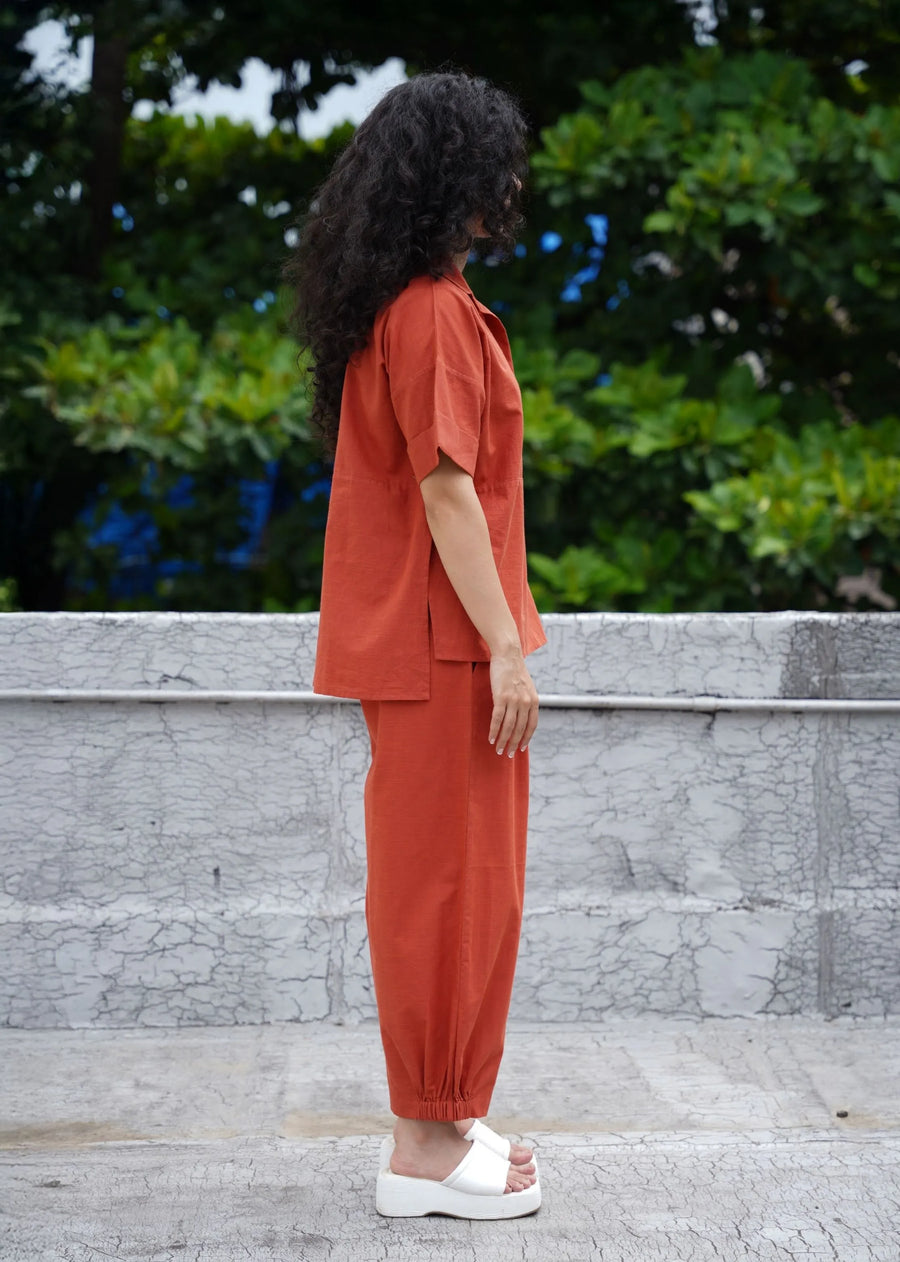 Capsule Edit Ekin Shirt & Hera Cotton Co-Ord Set (2 PCS)