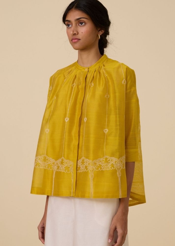 Sabeen Handwoven Embroidered Top