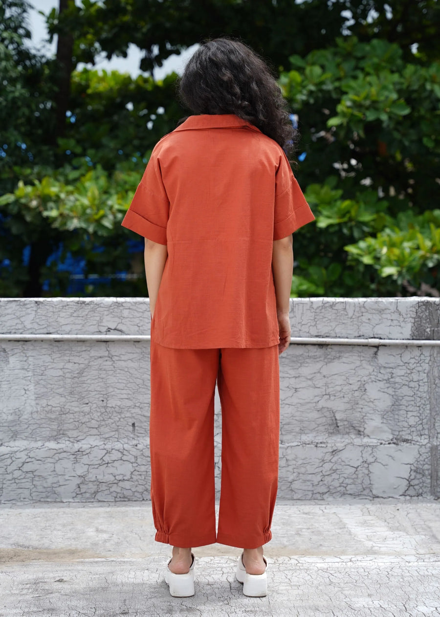 Capsule Edit Ekin Shirt & Hera Cotton Co-Ord Set (2 PCS)