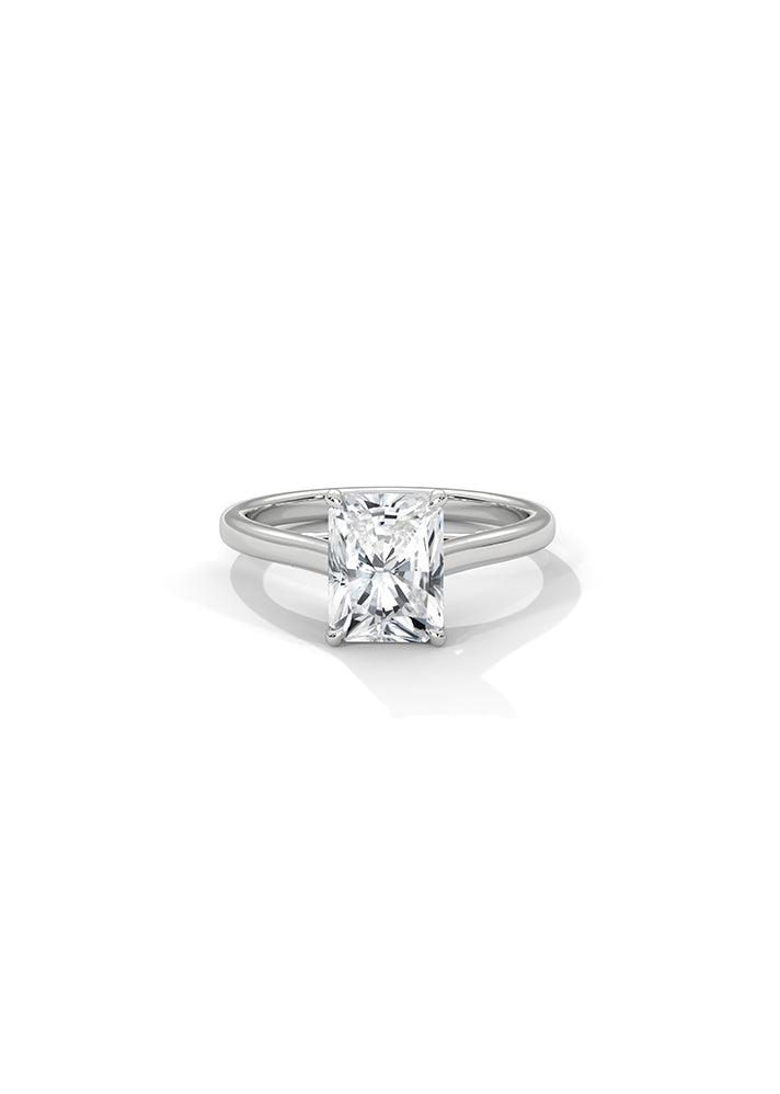 Radiant Cut Solitaire Ring-Cat01113