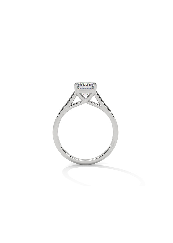 Radiant Cut Solitaire Ring-Cat01113