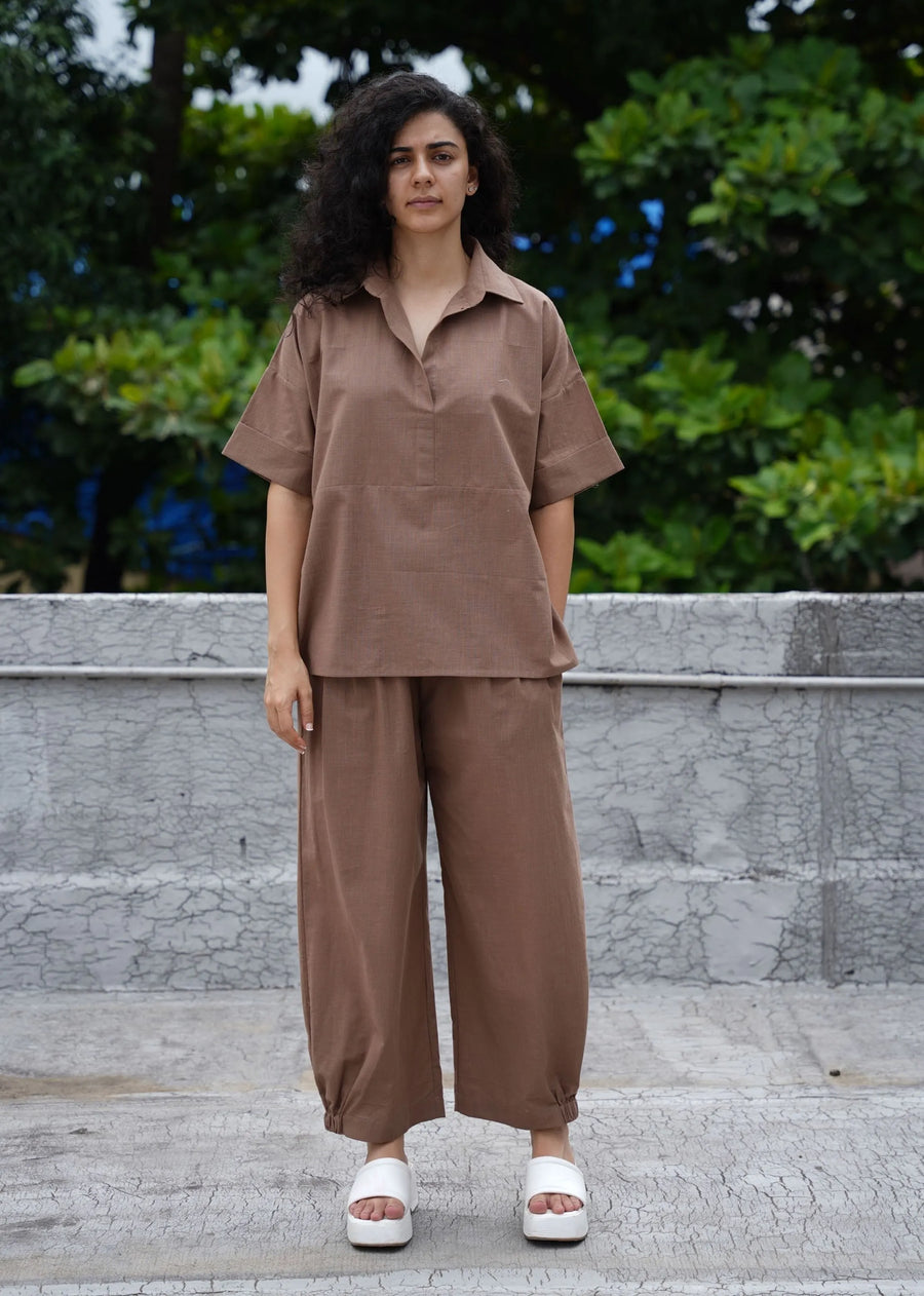 Capsule Edit Ekin Shirt & Hera Cotton Co-Ord Set (2 PCS)