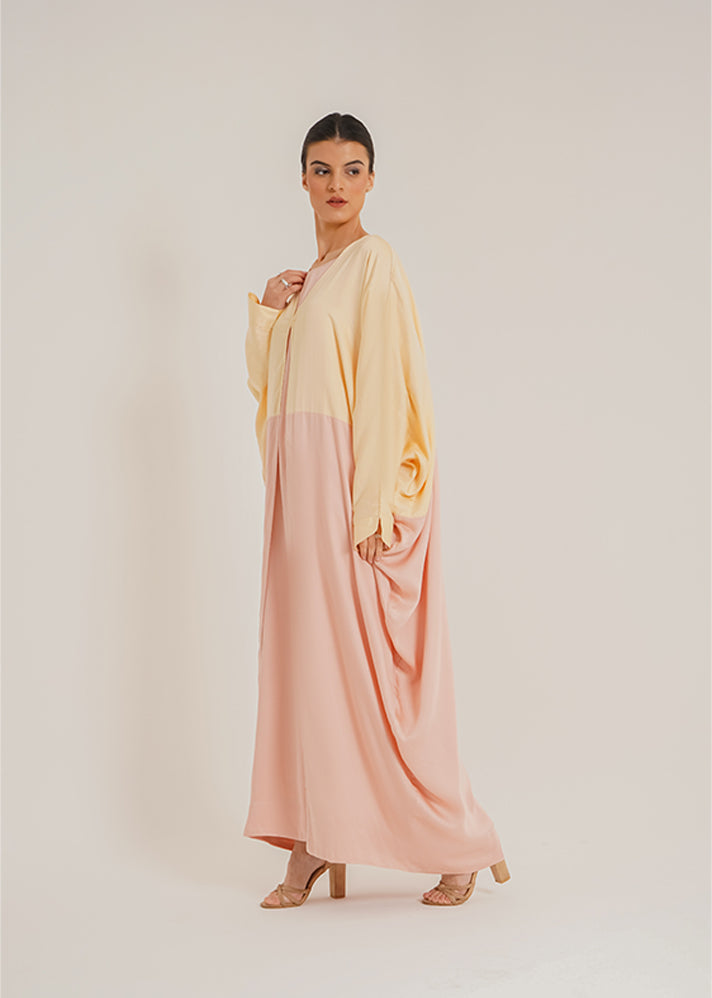 Carla Dual Rose Abaya &Laila Rose Slip