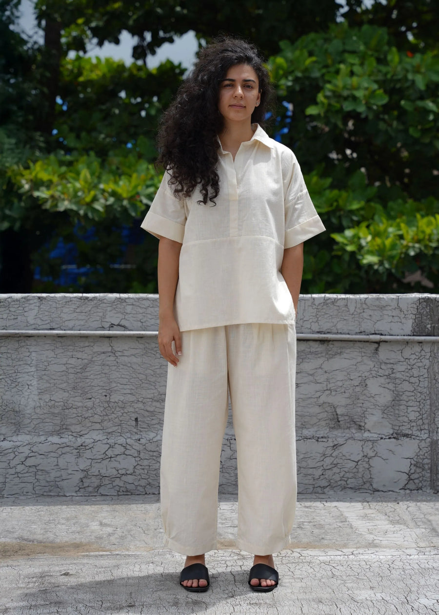 Capsule Edit Ekin Shirt & Hera Cotton Co-Ord Set (2 PCS)