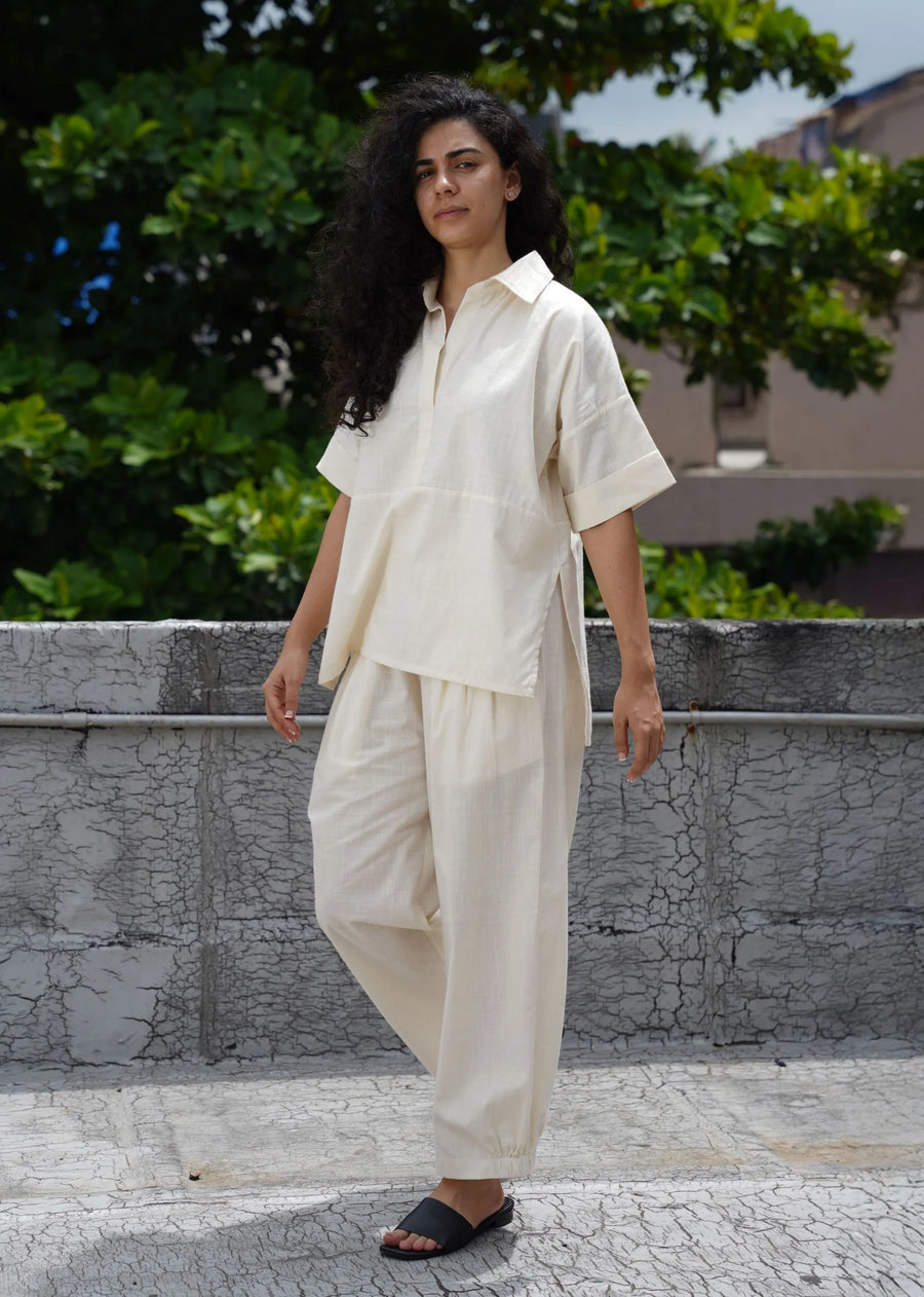 Capsule Edit Ekin Shirt & Hera Cotton Co-Ord Set (2 PCS)