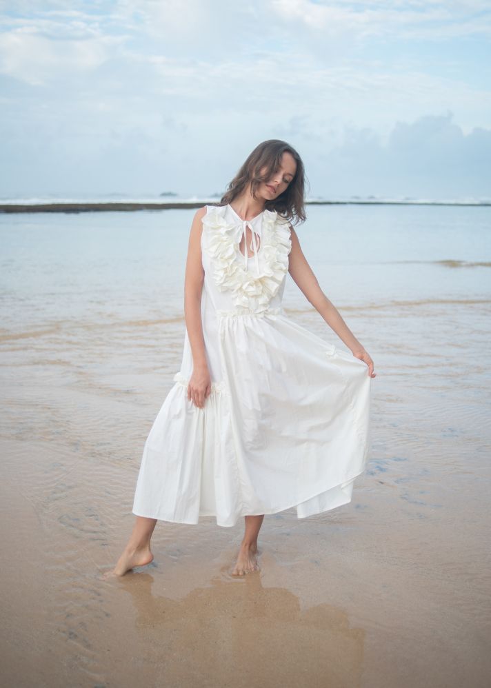 Eliza Cream Dress