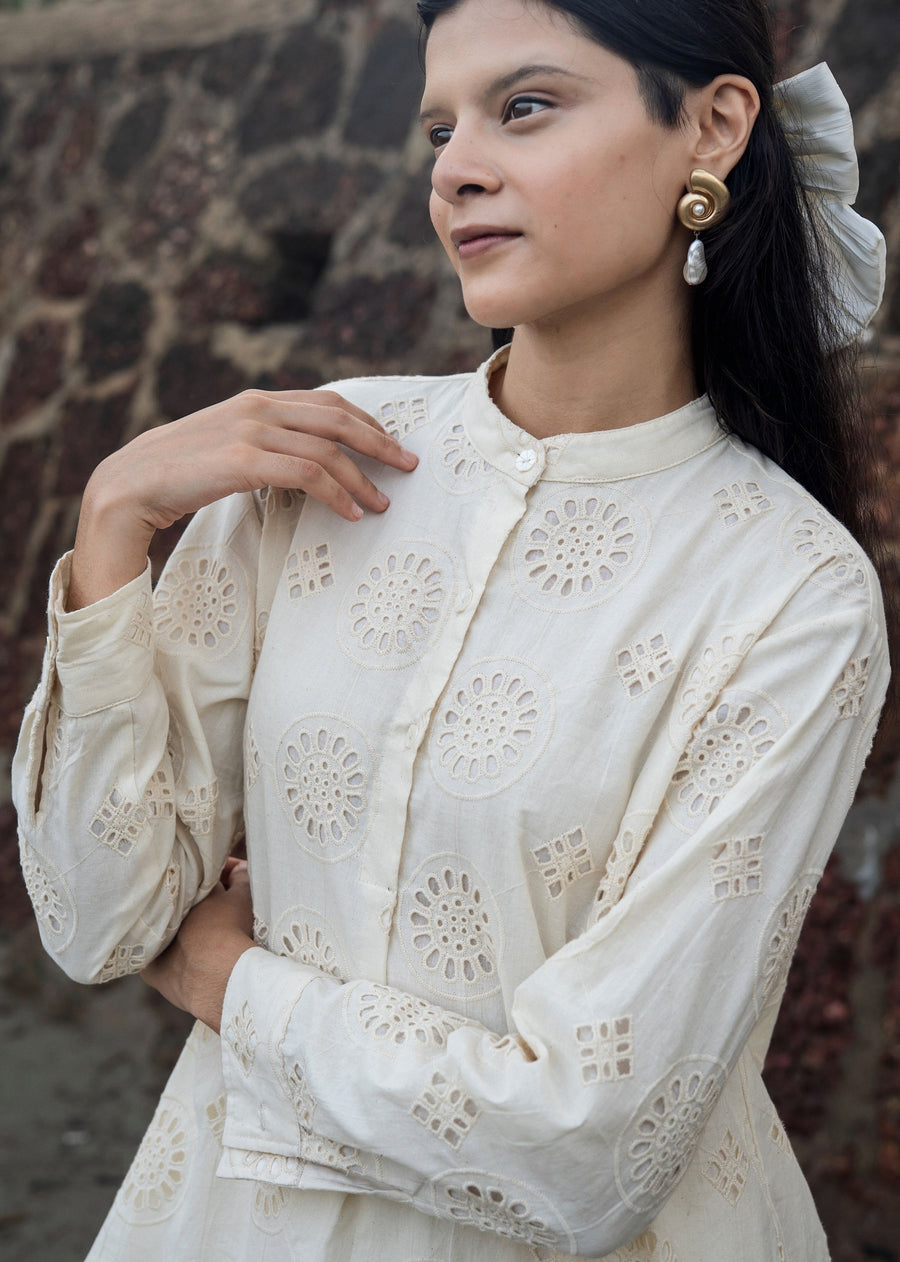 Tori Embroidered Kurta- RA/SS/33