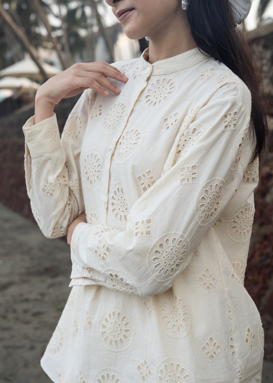 Tori Embroidered Kurta- RA/SS/33
