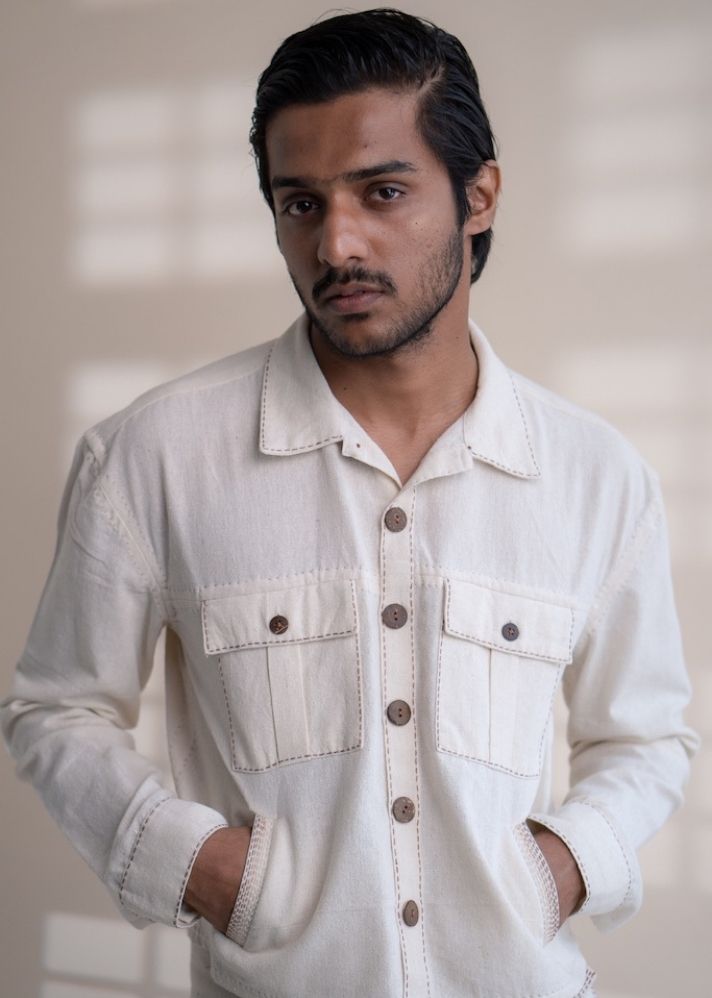 Dawning Panelled Long Shirt