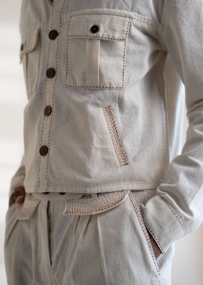 Dawning Panelled Long Shirt