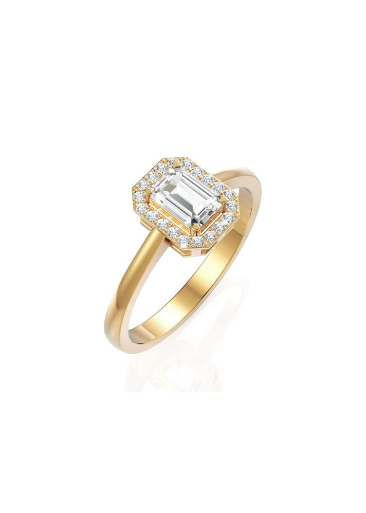 Product image of Yellow Gold, White Gold, Rose Gold 18K gold set with Etically Lab Grown Diamonds Eternal Ring, curated by Only Ethikal