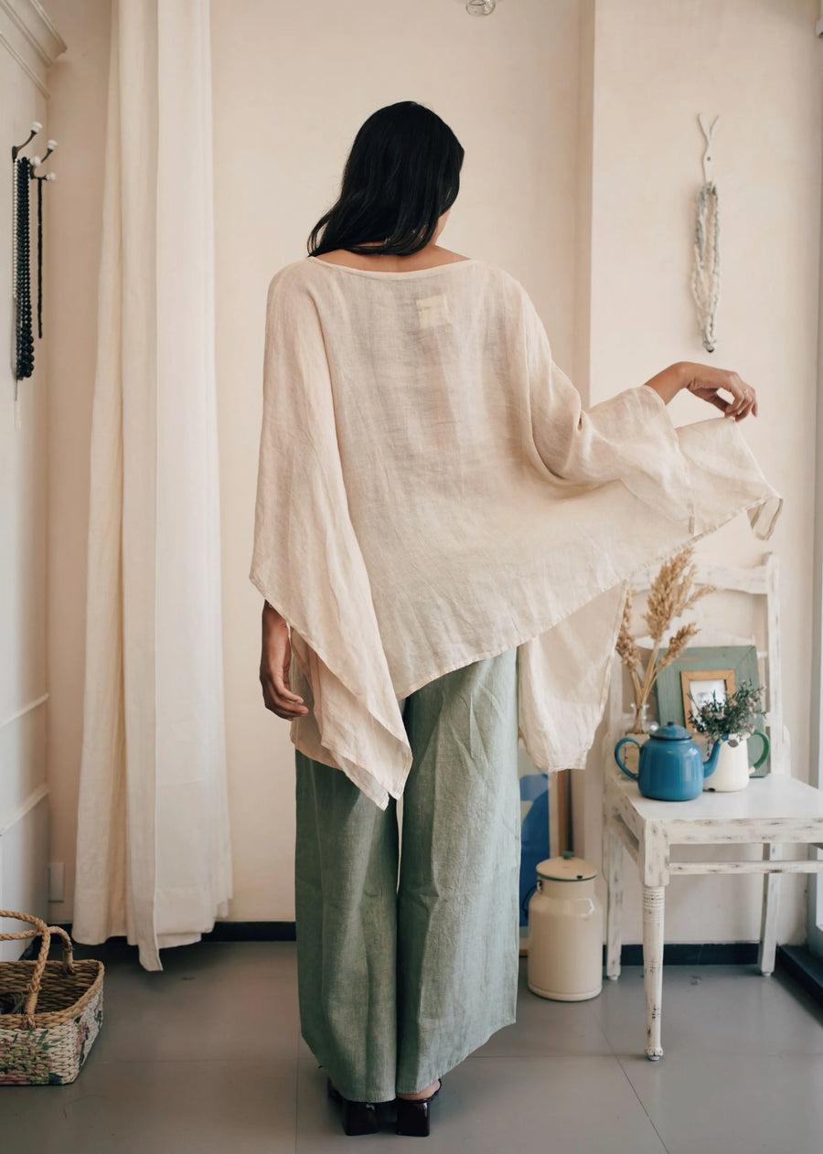 Kaftan Overlay- Natural