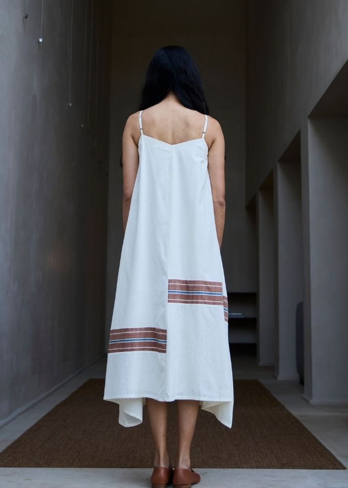 Jane Handwoven Striped Maxi Dress