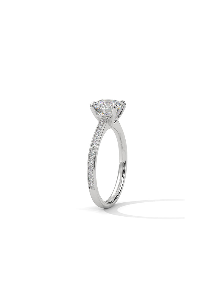 Sollitaire Ring With 26 Diamonds-Cat0113