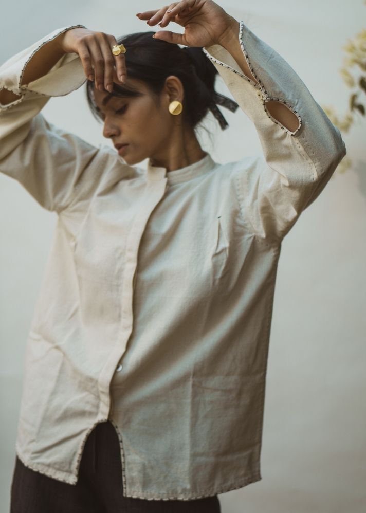 Sonder Mandarin Collar Blouse