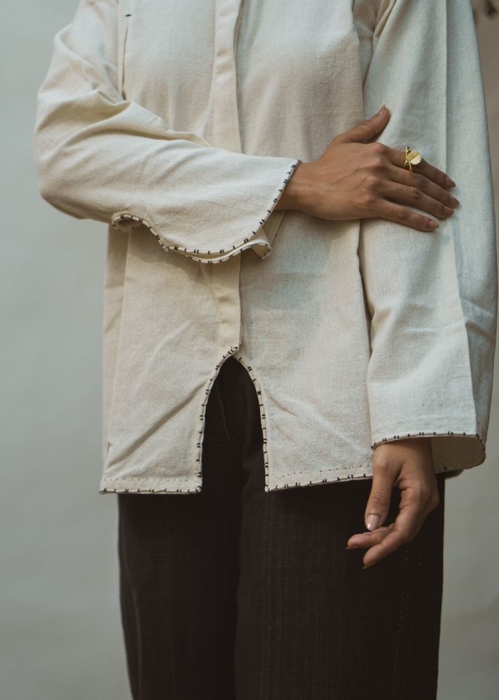 Sonder Mandarin Collar Blouse