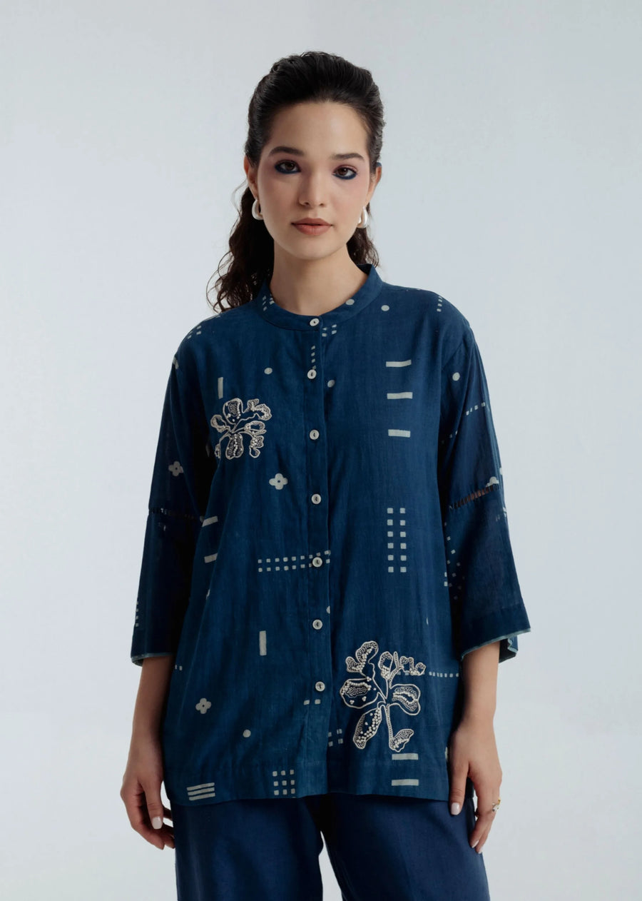 Indigo Shadow Shirt