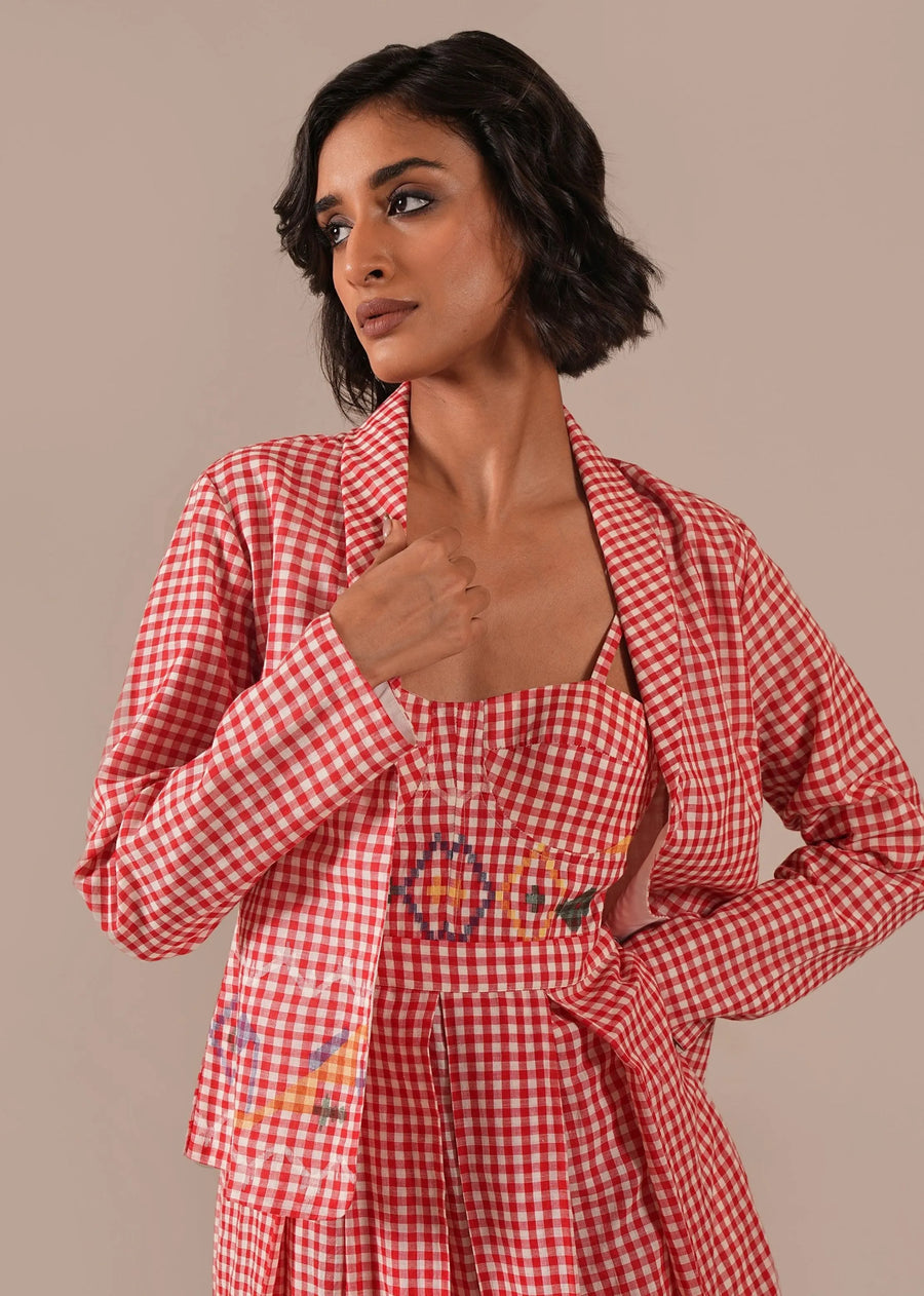 Crimson Tale Co-Ord Set