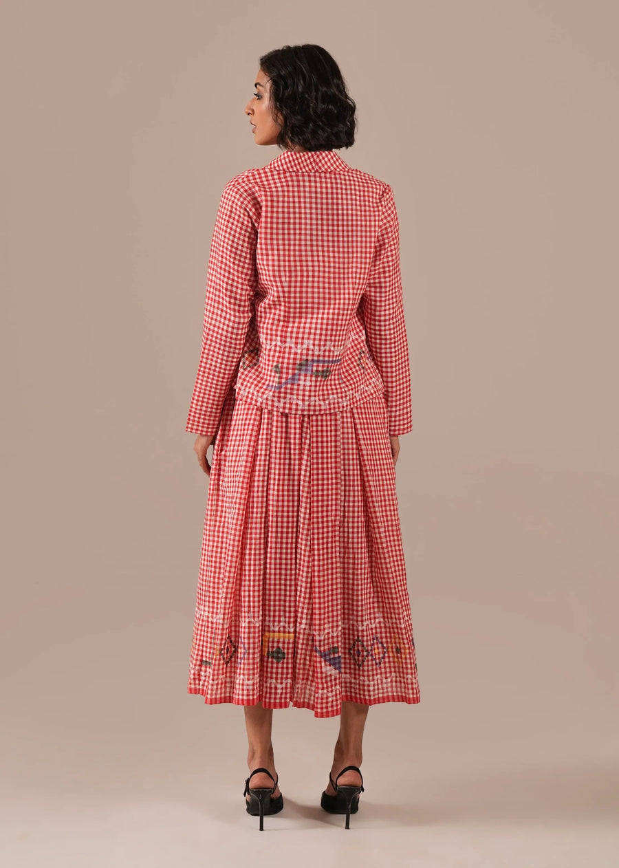 Crimson Tale Co-Ord Set