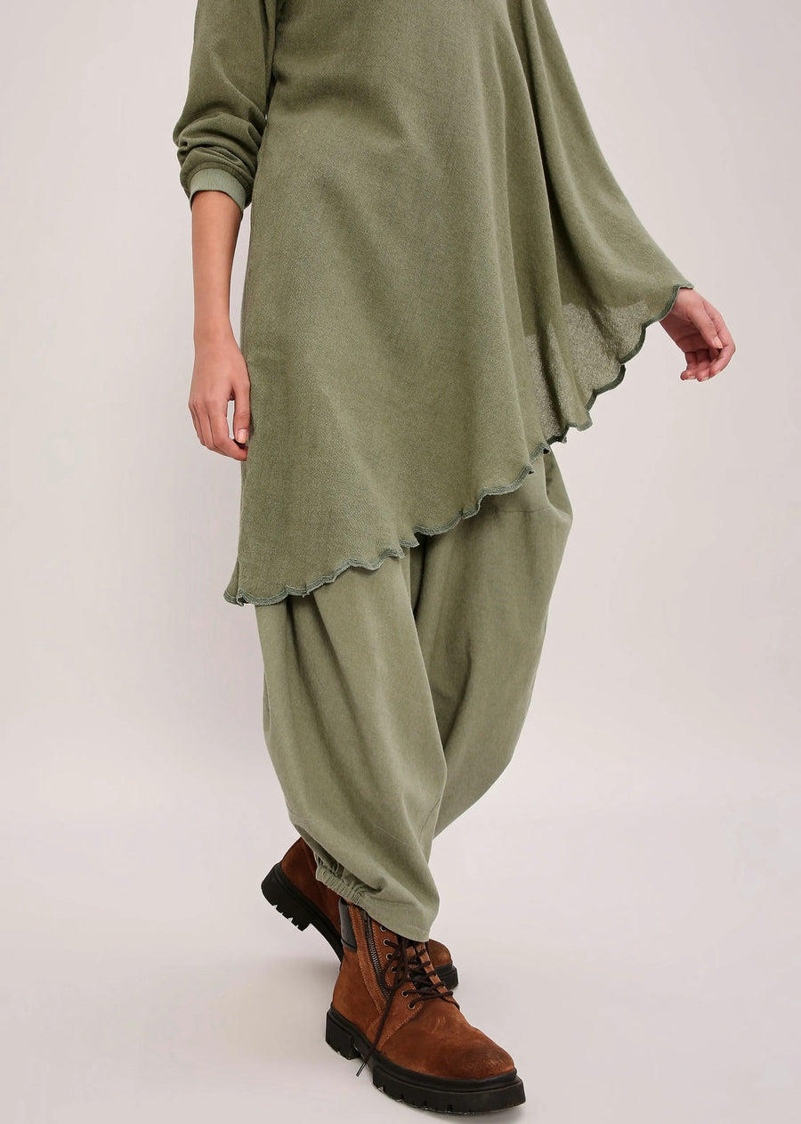 Capsule Edit Ribbed Scallop Tunic