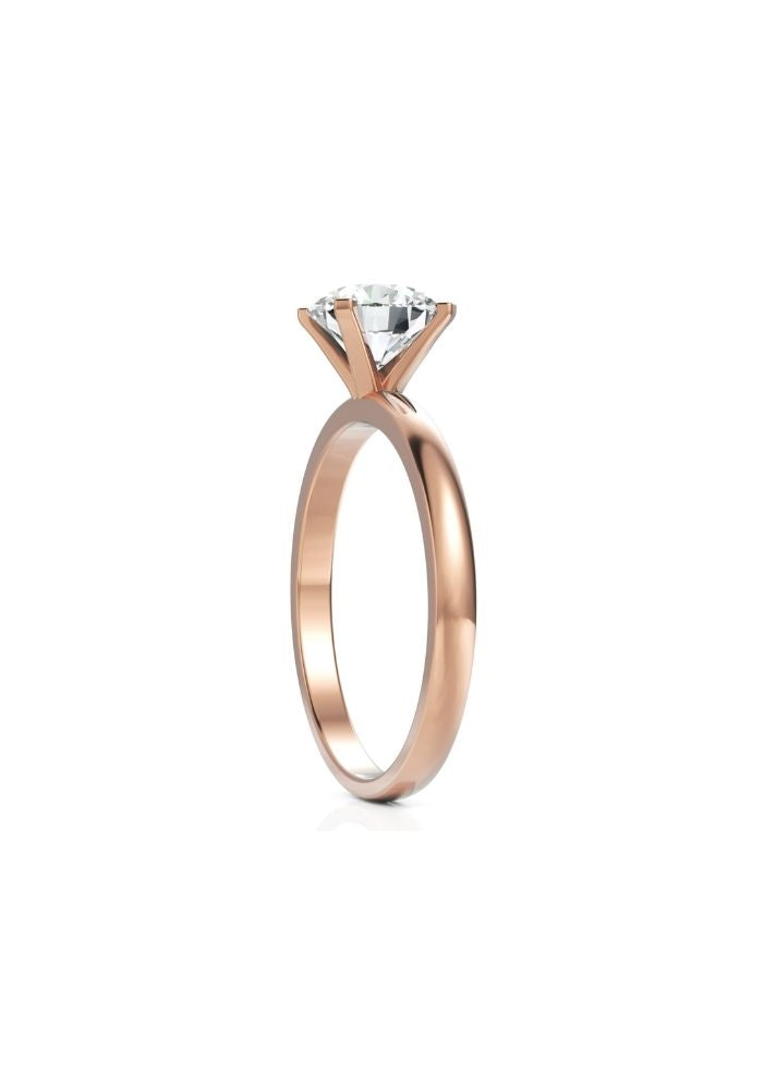 Product image of Yellow Gold, White Gold, Rose Gold 18K gold set with Etically Lab Grown Diamonds Solitaire Ring, curated by Only Ethikal