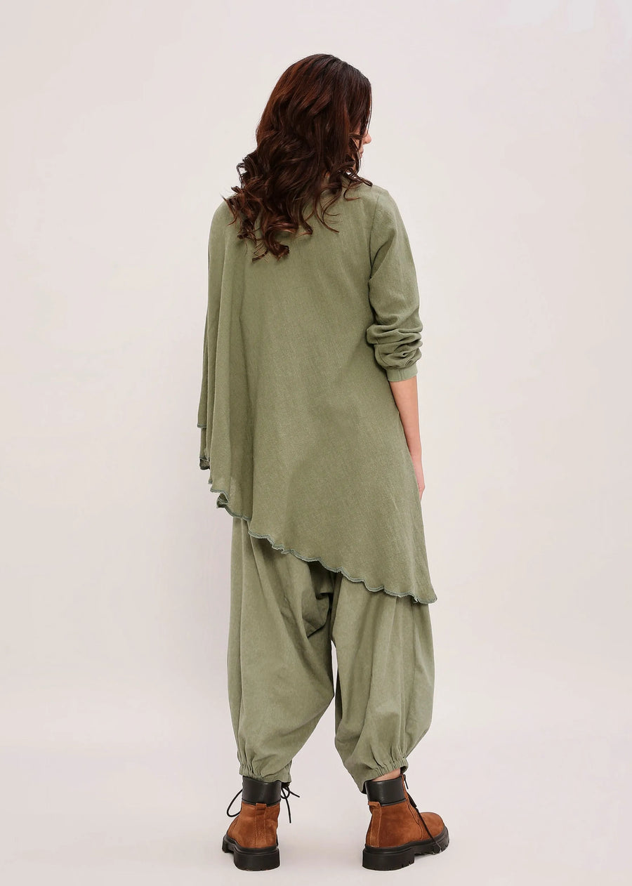 Capsule Edit Ribbed Scallop Tunic