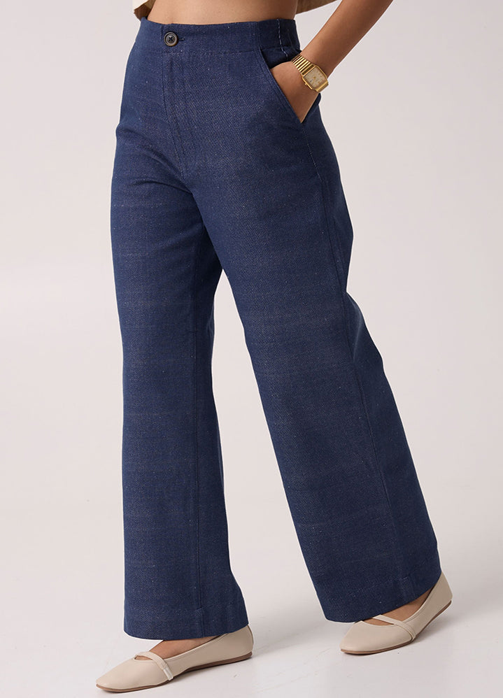 Yelena Handloom Denim Pants