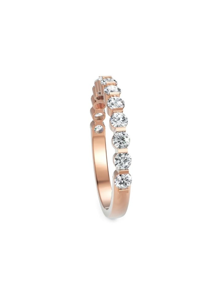 Product image of Yellow Gold, White Gold, Rose Gold 18K gold set with Etically Lab Grown Diamonds 13 Diamond Ring, curated by Only Ethikal