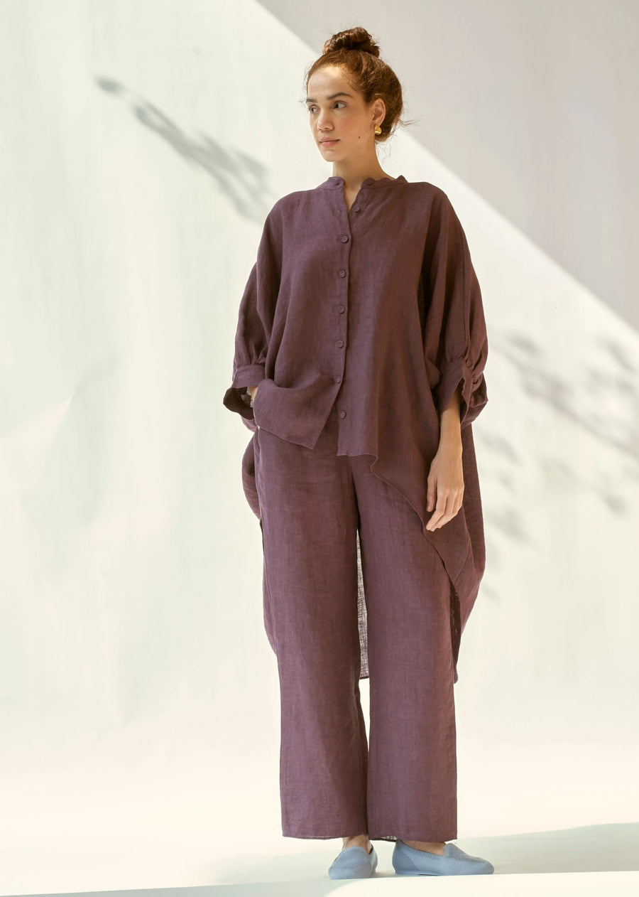 A Model Wearing Multicolor LINEN Oh Dear Co-Ord Set, curated by Only Ethikal