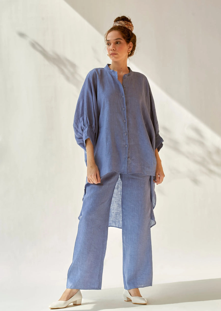 A Model Wearing Multicolor LINEN Oh Dear Co-Ord Set, curated by Only Ethikal