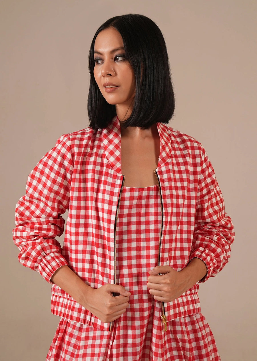 Cherry Luster Co-Ord Set