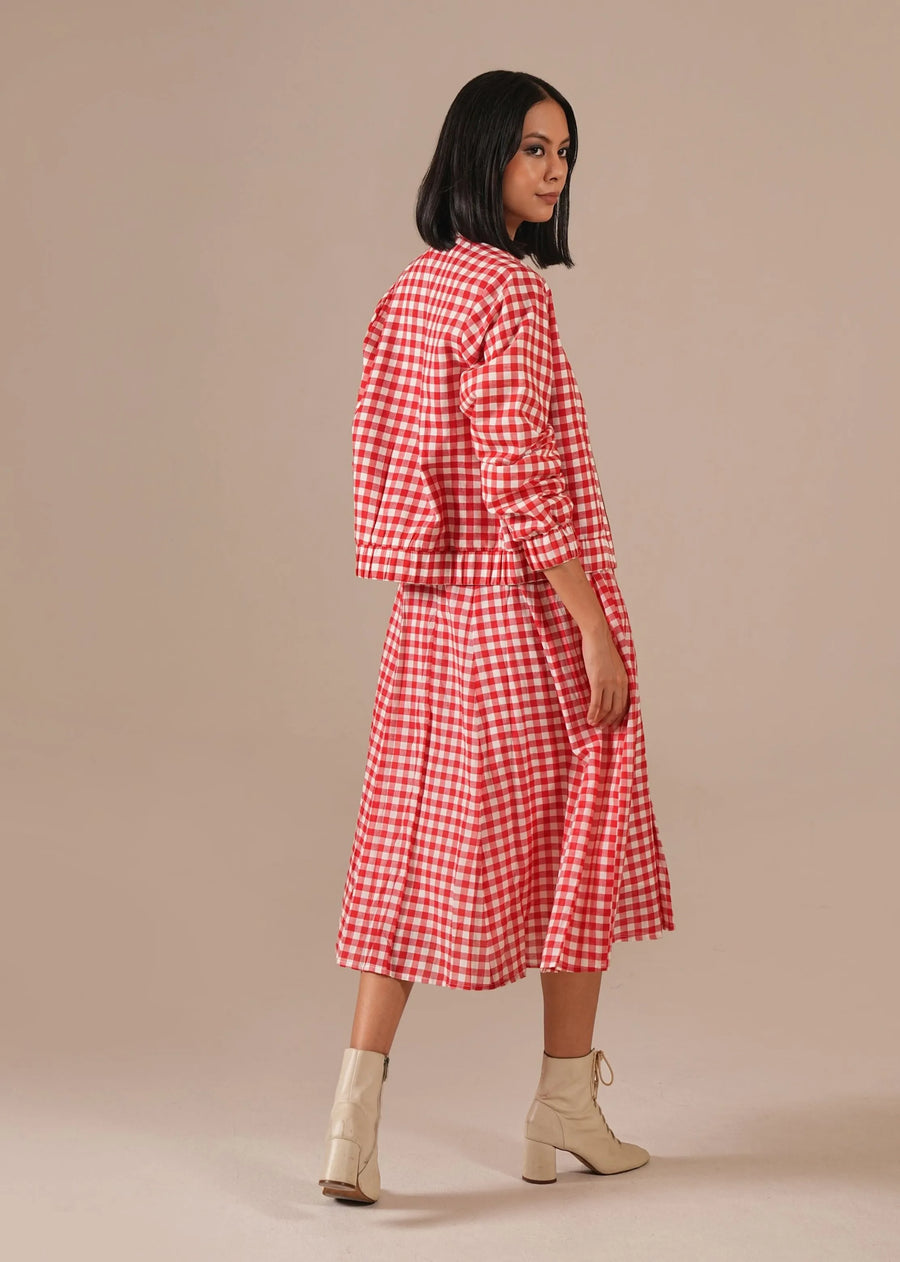 Cherry Luster Co-Ord Set