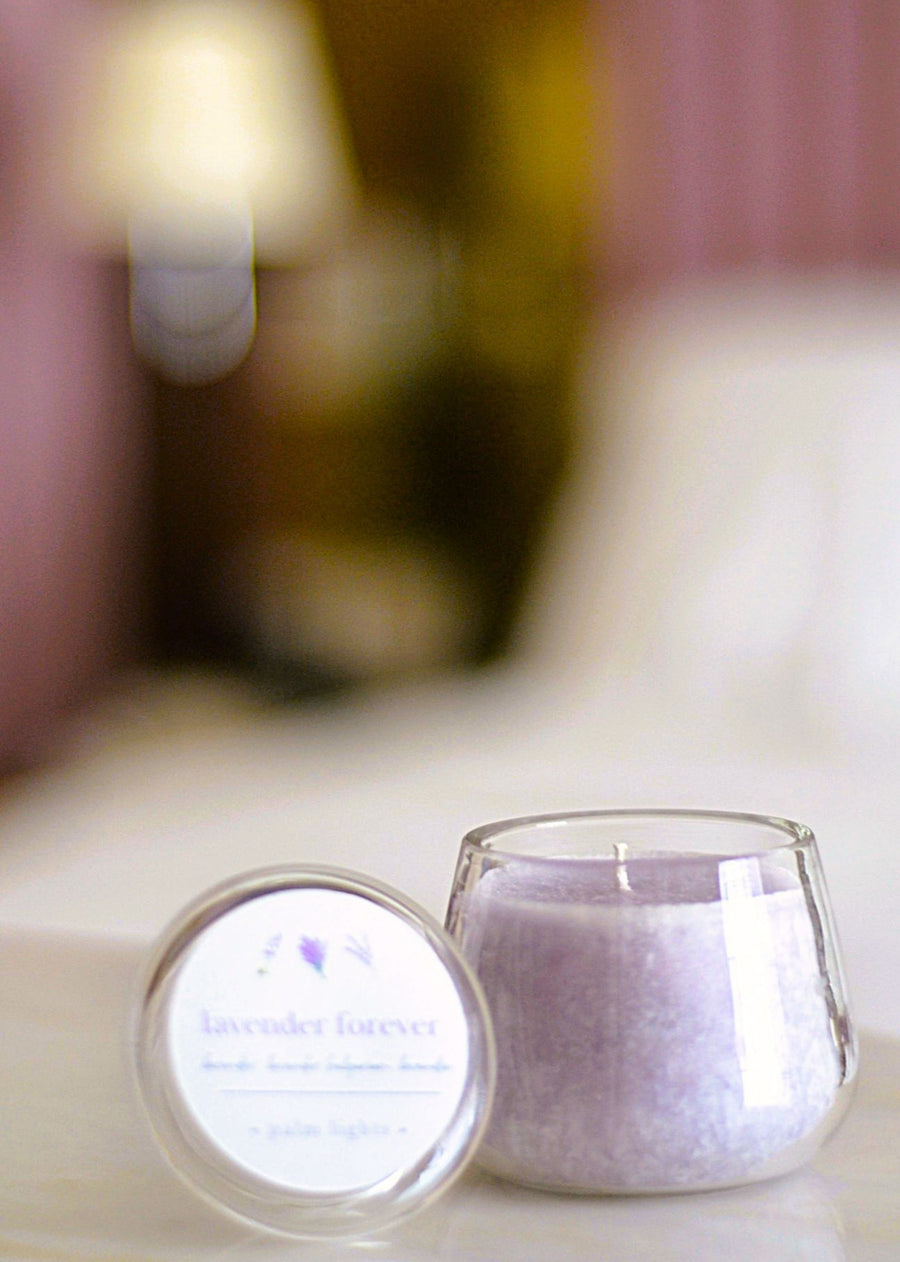 Lavender Forever Glass Jar Candle